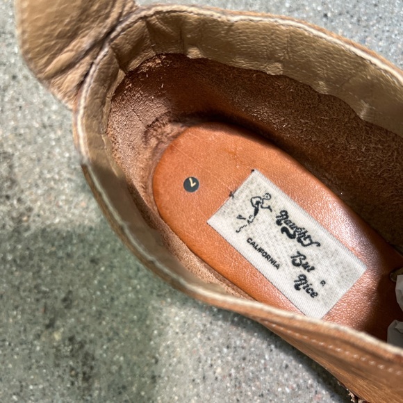 Vintage weaved leather bohemian shoe
70a boho boot retro shoe size 7 - Picture 4 of 7